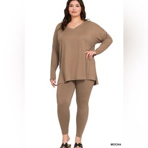 Zenana Outfitters Mocha Pantsuit